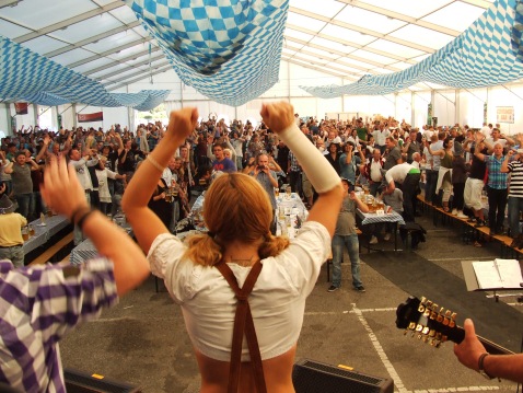 Oktoberfest tent